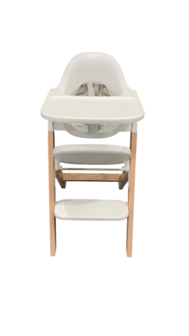 Mockingbird High Chair, Natural Beech, White - Image 4