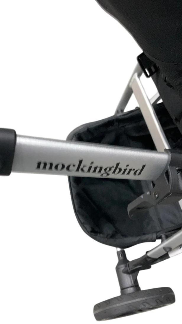 Mockingbird Single 2.0 Stroller, Silver With Penny Leather, No Canopy, No Canopy, 2025 - Image 5