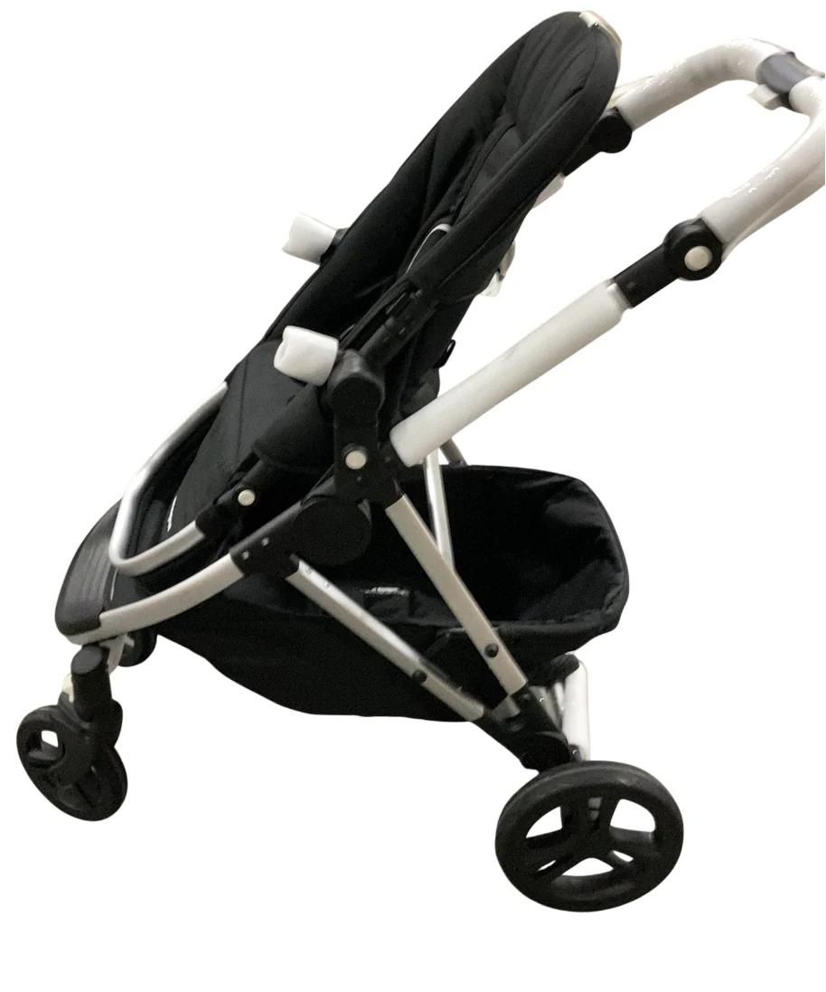Mockingbird Single 2.0 Stroller, Sky, Windowpane, Silver With Penny Leather, 2025 - Image 4