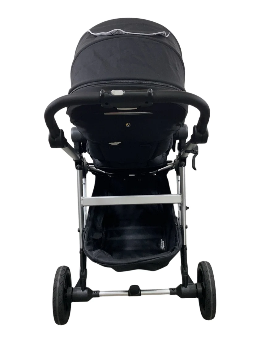 Mockingbird Single to Double 2.0 Stroller, Black, Windowpane, Silver With Black Leather, 2025 - Image 6