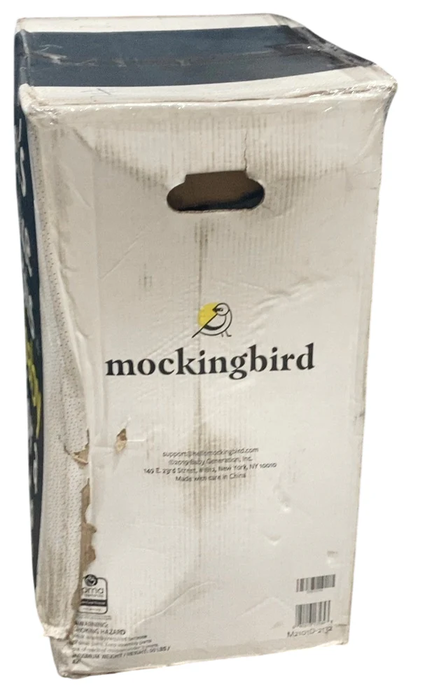 Mockingbird Single to Double 2.0 Stroller, 2025, Silver With Penny Leather, Sky, Watercolor Drops - Image 4