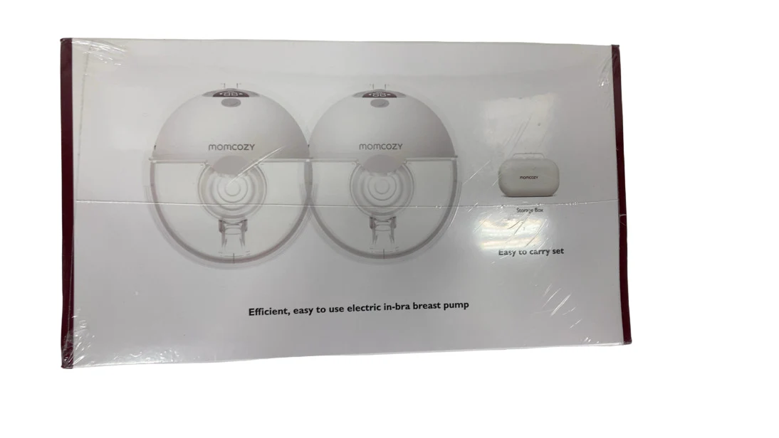 Momcozy All-in-one M5 Double Wearable Breast Pump, Quill Grey - Image 4