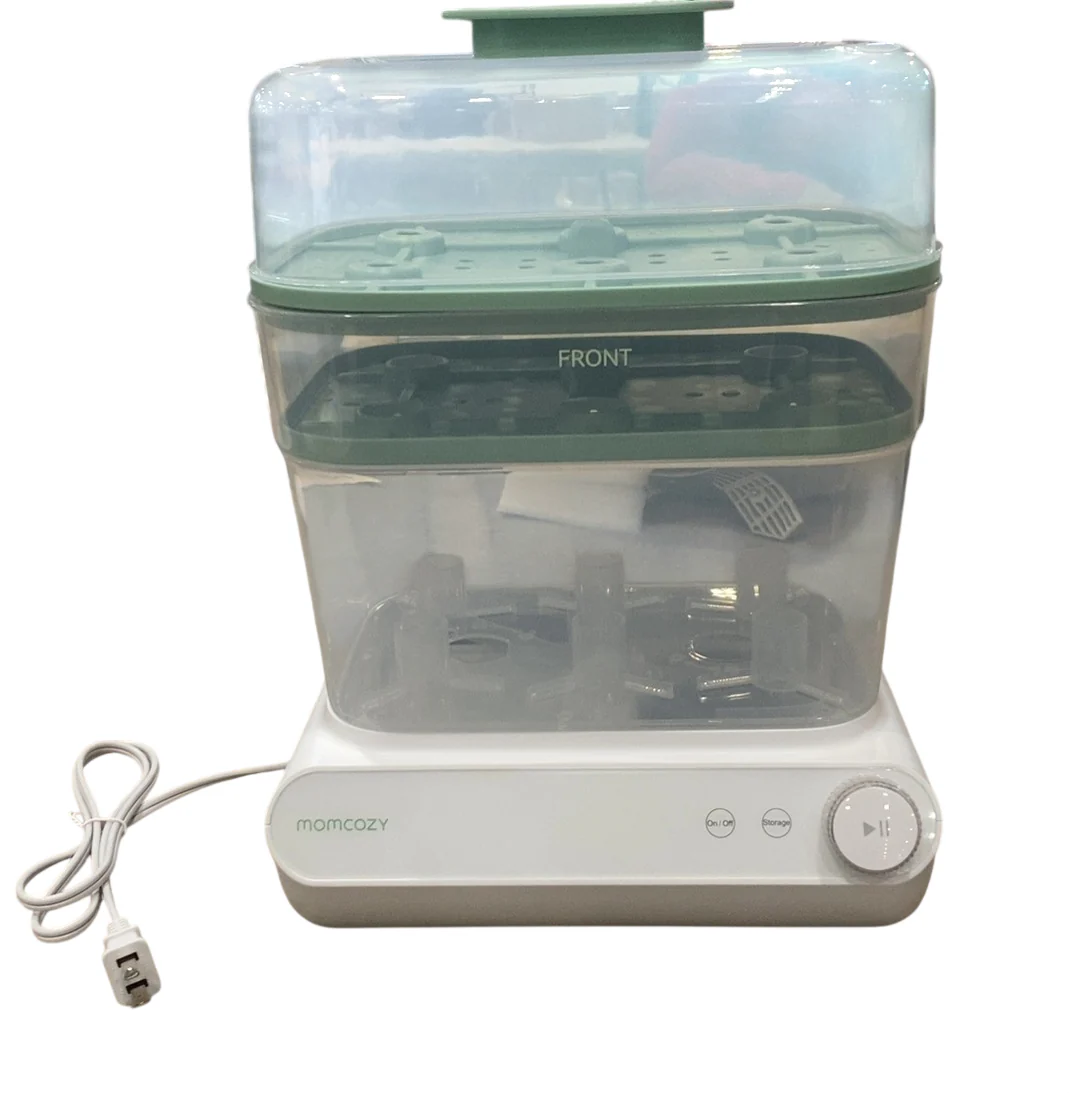 Momcozy Bottle Sterilizer And Dryer, White - Image 3