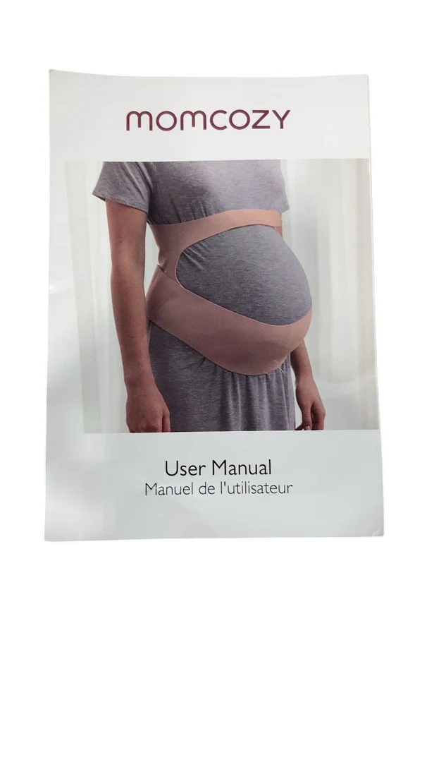 Momcozy Ergonest Maternity Belly Band, Black, Medium - Image 4
