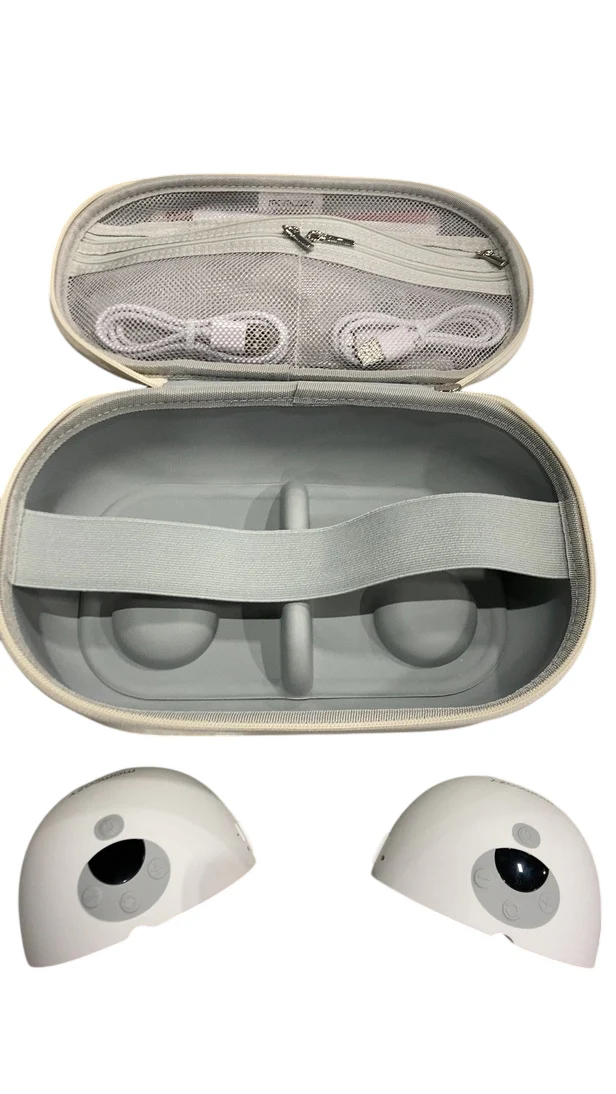 Momcozy Mobile Flow Hands-Free Breast Pump M9, Double, Quill Grey