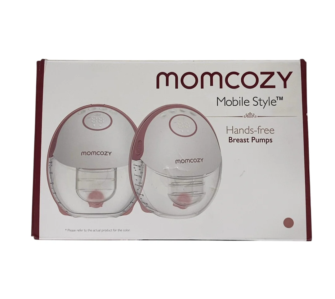 Momcozy Mobile Style Hands-free Breast Pump Double, Cozy Red - Image 2