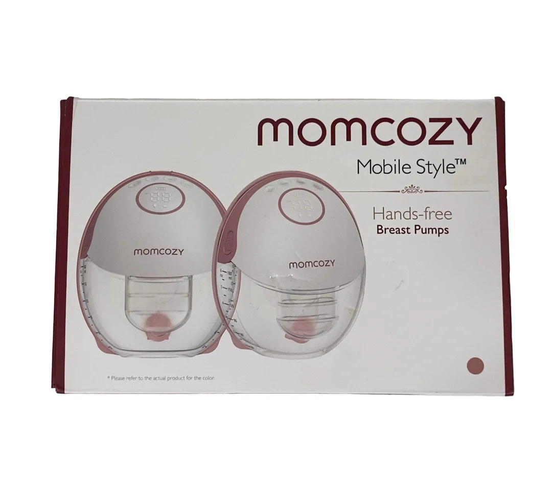 Momcozy Mobile Style Hands-free Breast Pump Double, Cozy Red - Image 2