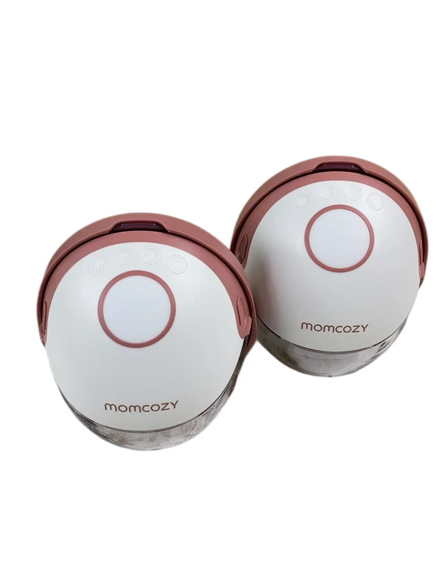 Momcozy Mobile Style Hands-free Breast Pump Double, Cozy Red - Image 2
