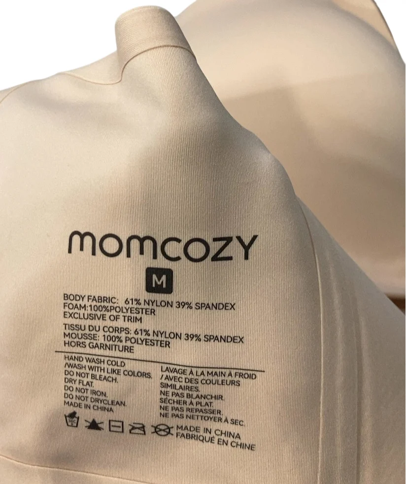 Momcozy Ultra Soft & Omni Maternity Nursing Bra (2 Pack), Medium, Oyster Pink/black - Image 4