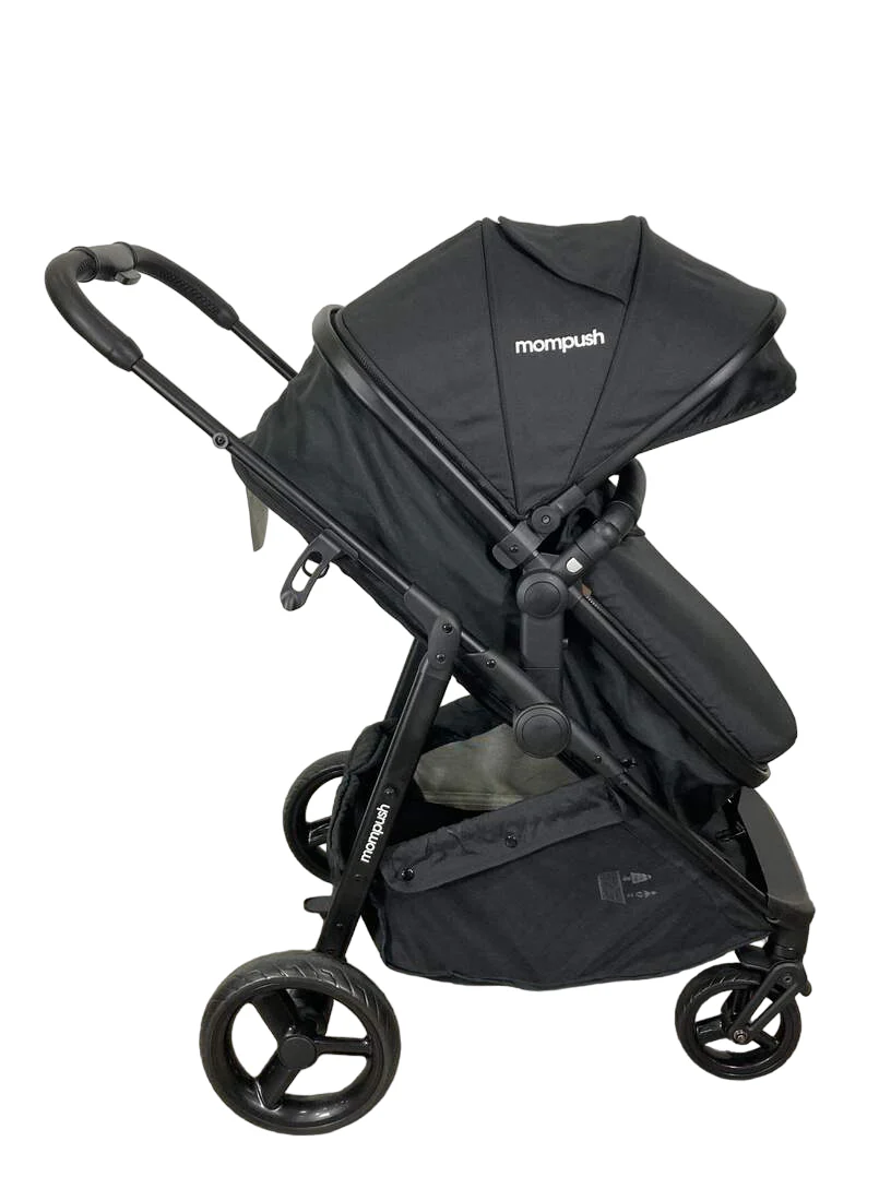 Mompush Wiz Stroller, 2022, Black - Image 4