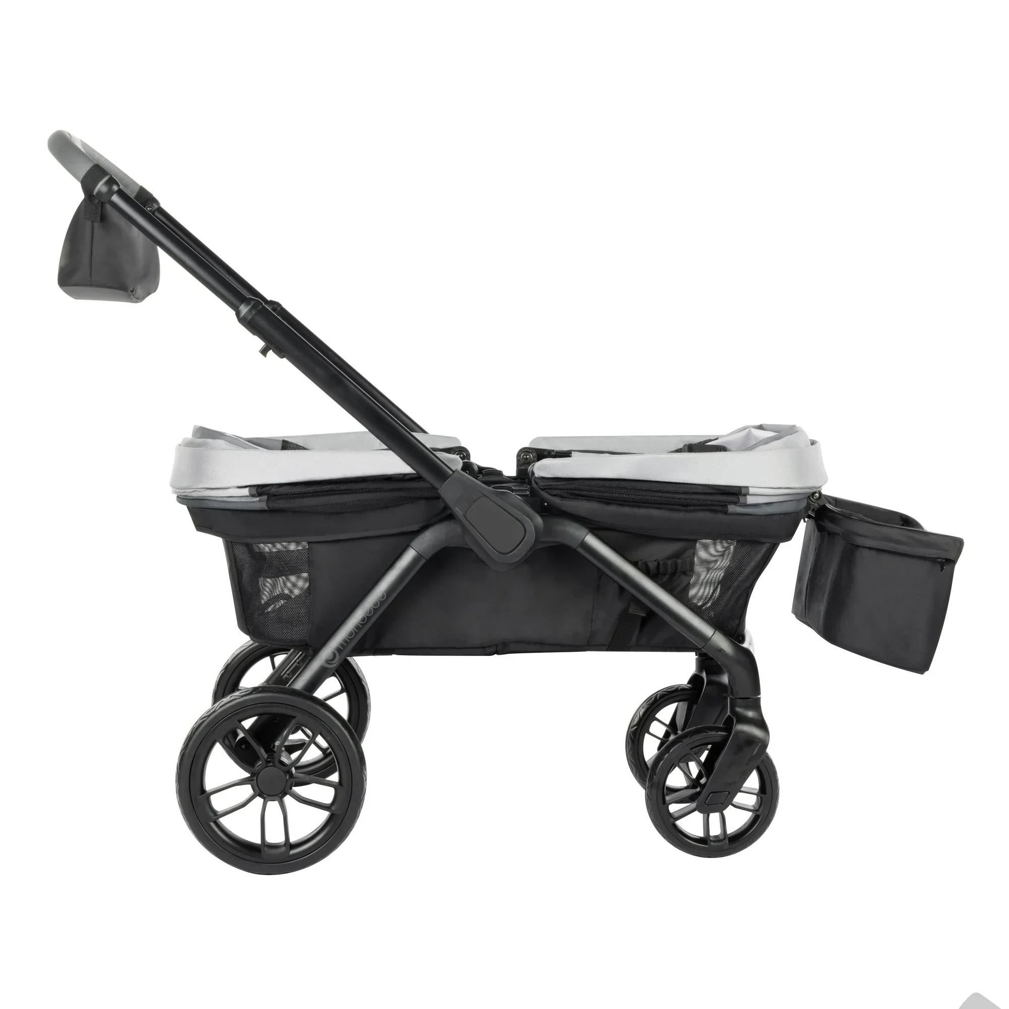Monbebe Everyday Outings Wagon Stroller, 2024, Cobblestone Gray - Image 3