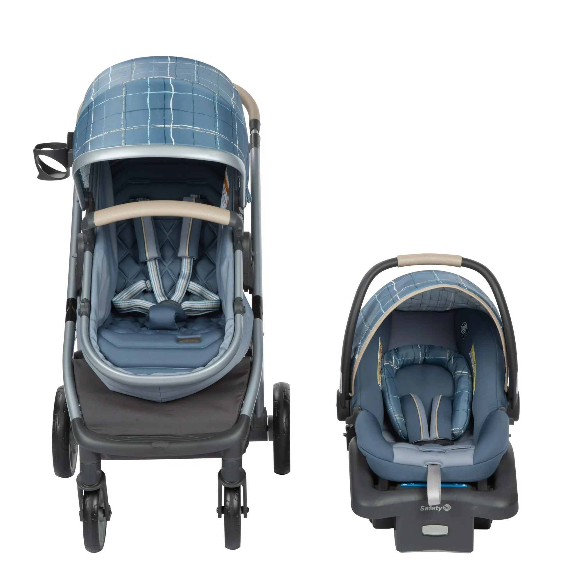 Monbebe Lynx 6-in-1 Modular Travel System, 2023, Plaid - Image 4