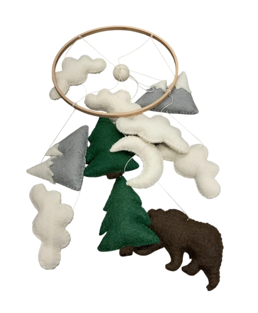 Nivas Woodland Bear Mobile - Image 4