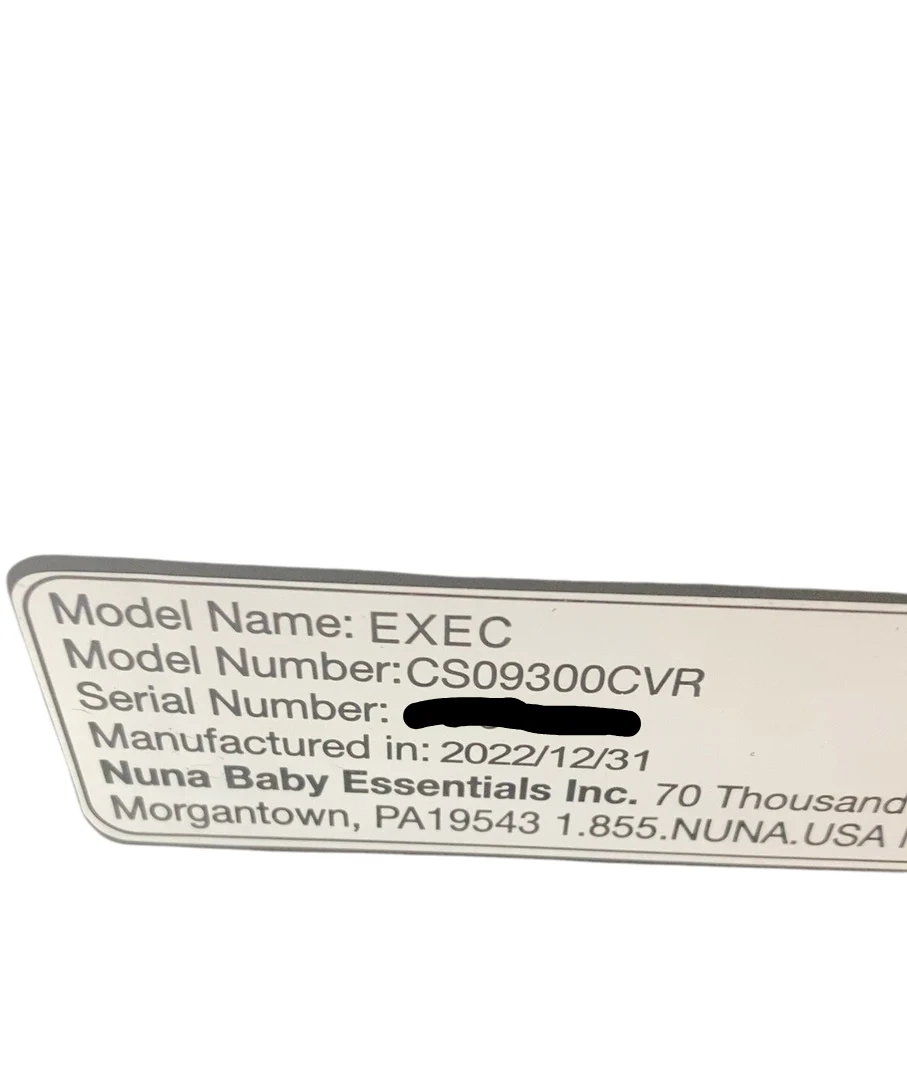 Nuna EXEC All In One Car Seat, 2022, Caviar - Image 9