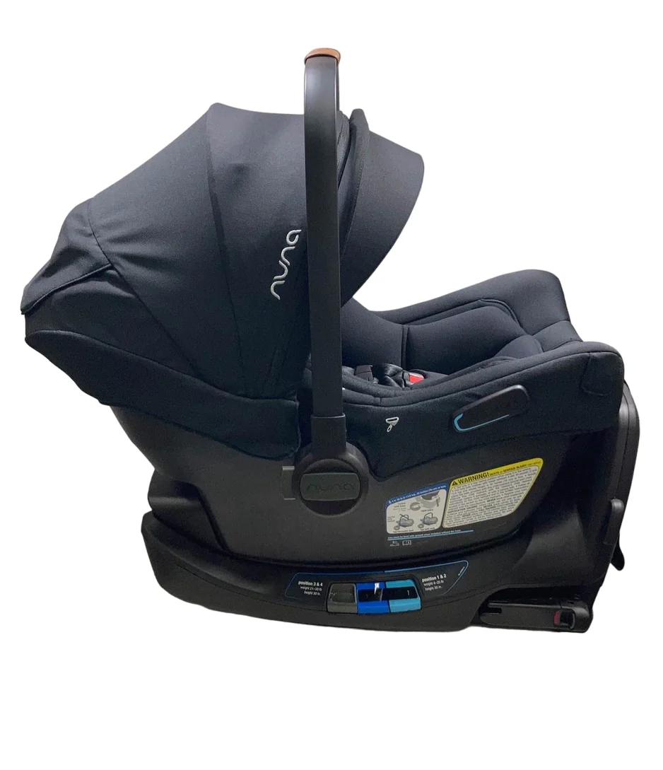 Nuna Pipa Aire RX Infant Car Seat, 2024, Caviar - Image 2