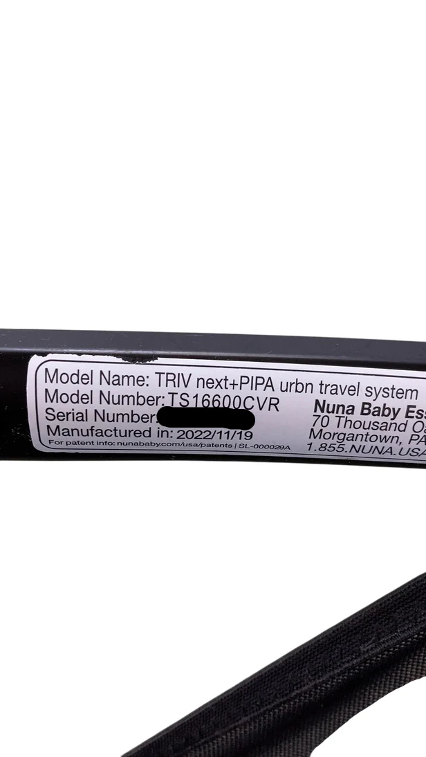 Nuna Triv Next + Pipa Urbn Travel System, 2022, Caviar - Image 21