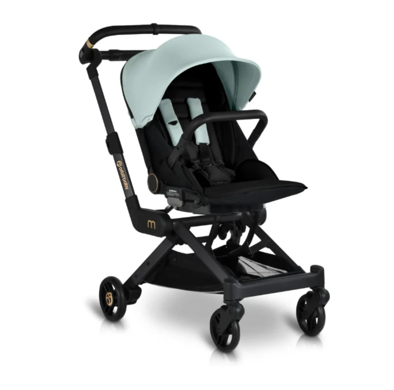 Orbit Baby M Plus+ Stroller, 2025, Black Luxe, Surf Spray - Image 4