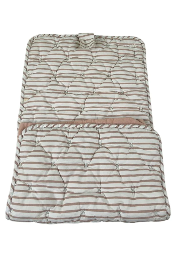 Pehr On The Go Changing Pad, Stripes Away Rose Pink - Image 2