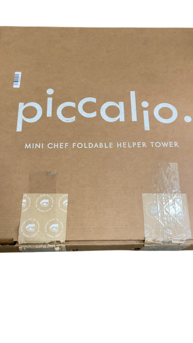 Piccalio Foldable Toddler Tower, Natural - Image 4