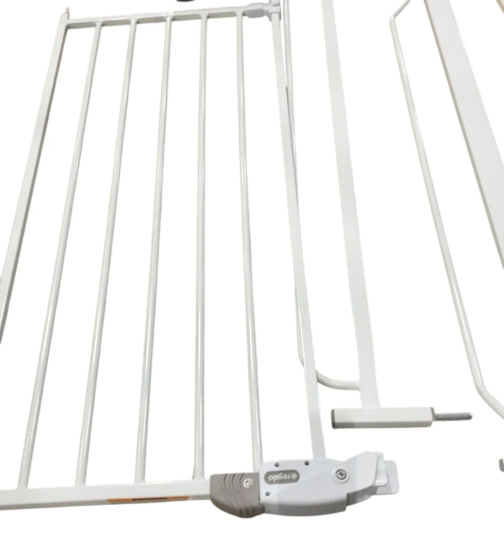 Regalo Wall Safe Extra Tall Walk Through Gate, White - Image 3