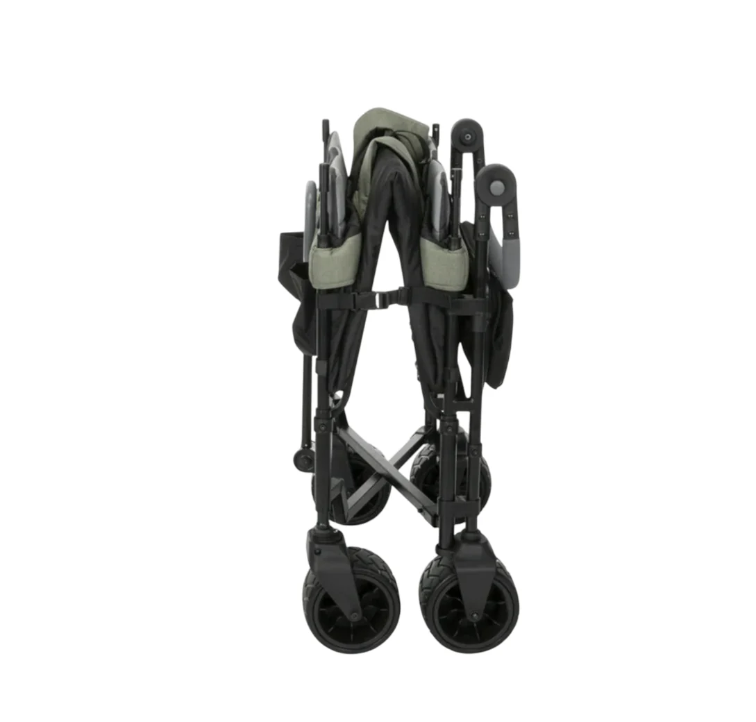 Safety 1st Summit Sprint Quad Wagon Stroller, Olive Haze - Image 2