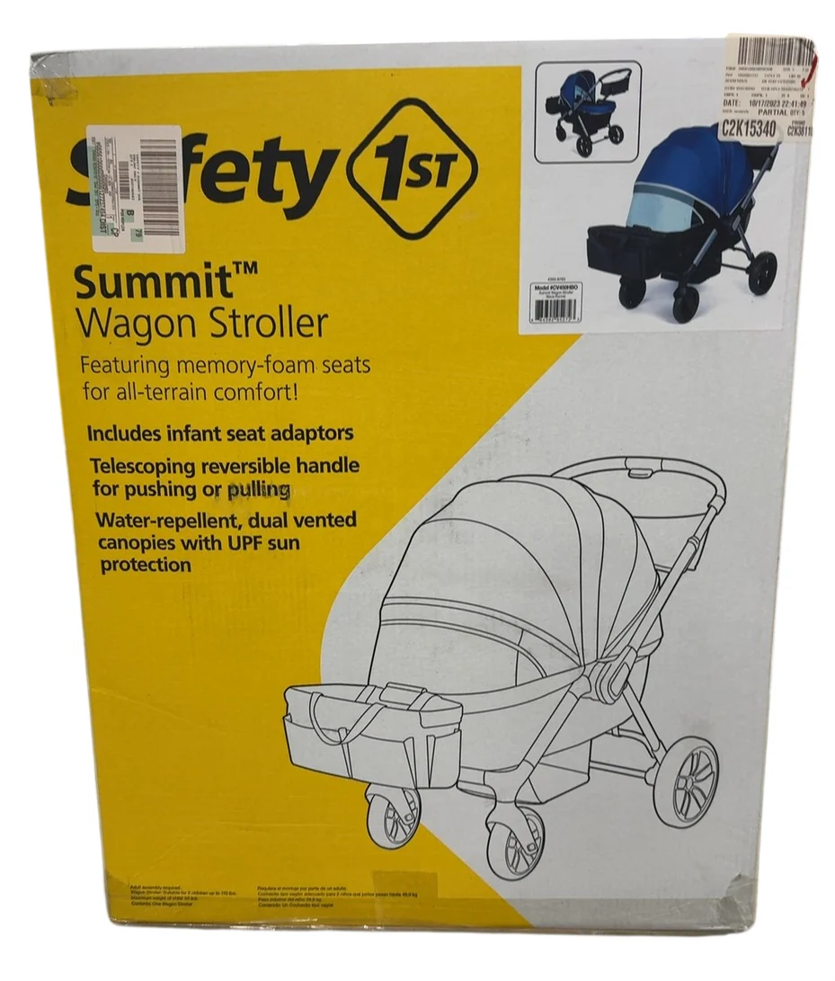 Safety 1st Summit Wagon Stroller, 2023, Wave Runner - Image 6