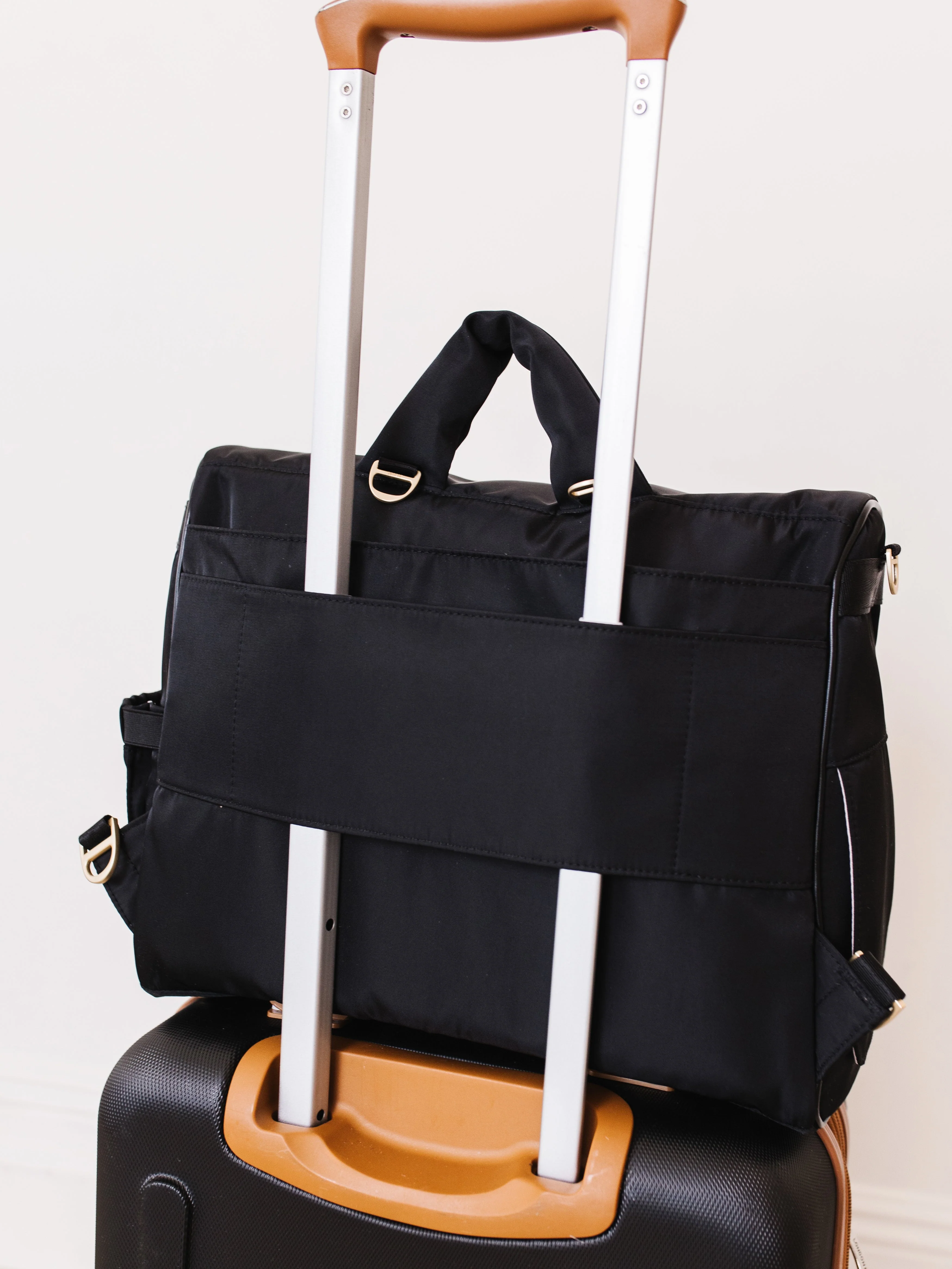 JuJuBe Satchel Diaper Bag, Black - Image 12