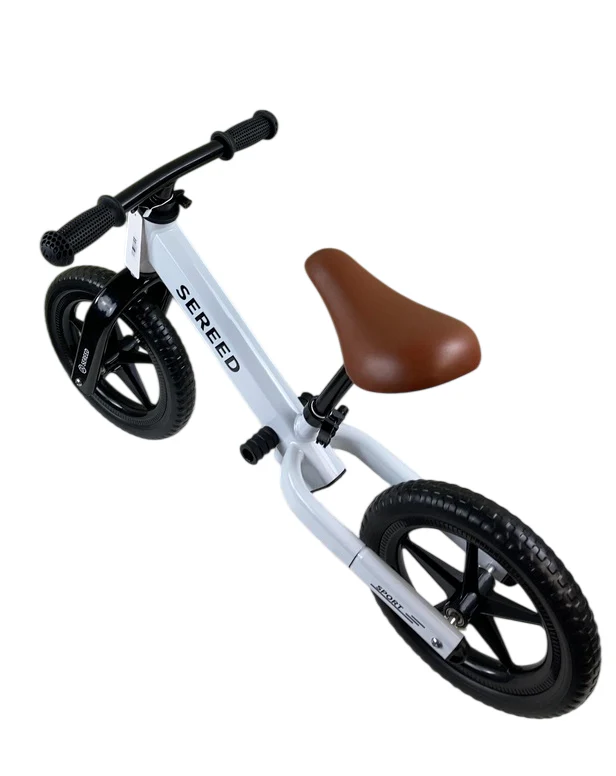Sereed 12" Balance Bike for Kids, White - Image 4