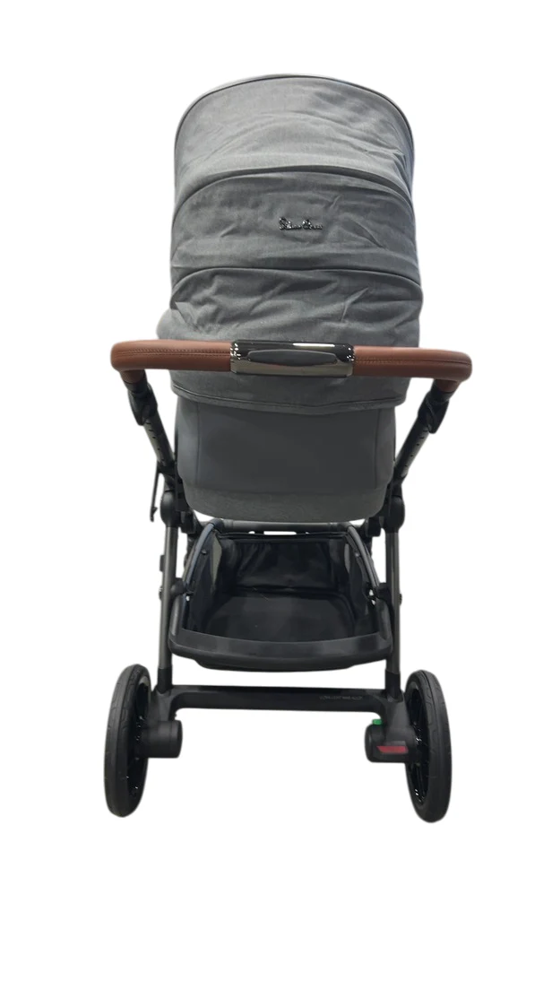 Silver Cross Wave Stroller Frame With Bassinet, 2022, Lunar - Image 4