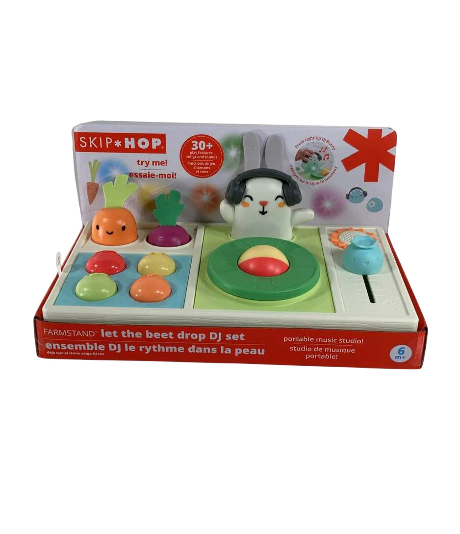 Skip Hop Farmstand Let The Beet Drop DJ Set Baby Musical Toy - Image 3