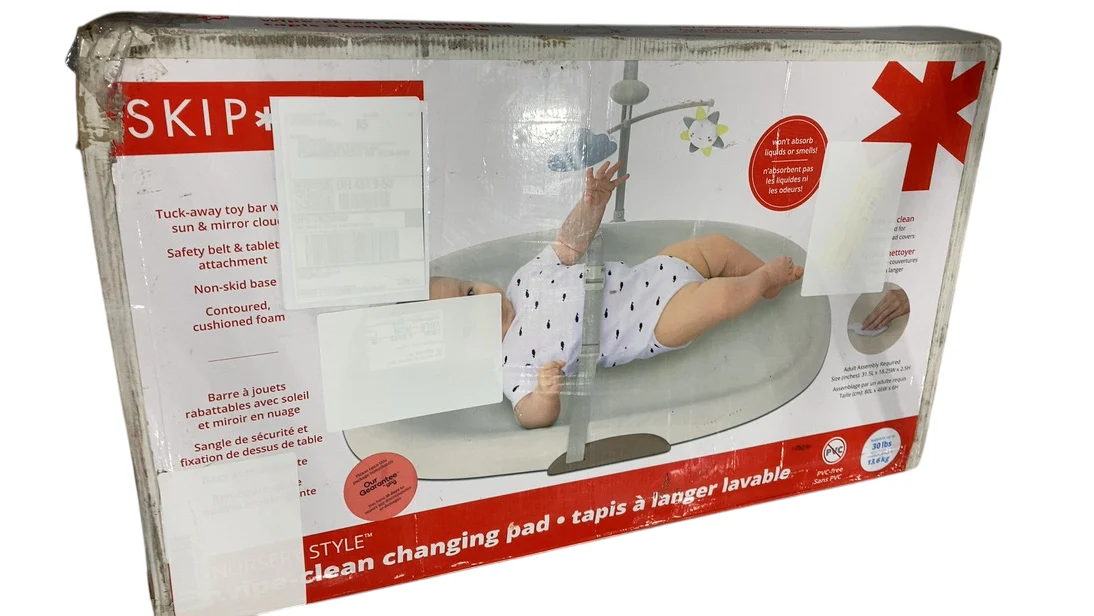 Skip Hop Wipe-Clean Changing Pad, Oat - Image 5