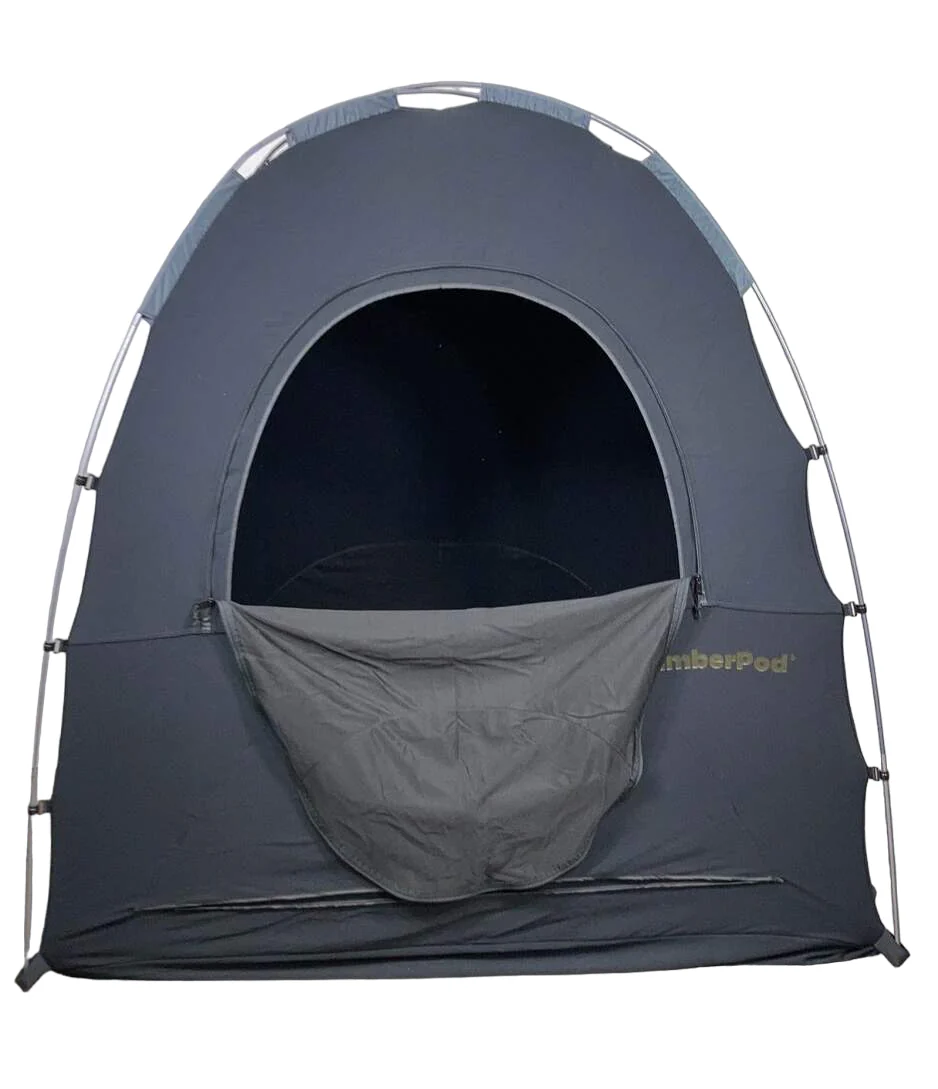 SlumberPod 3.0 Sleep Canopy, Black with Gray Accents - Image 2