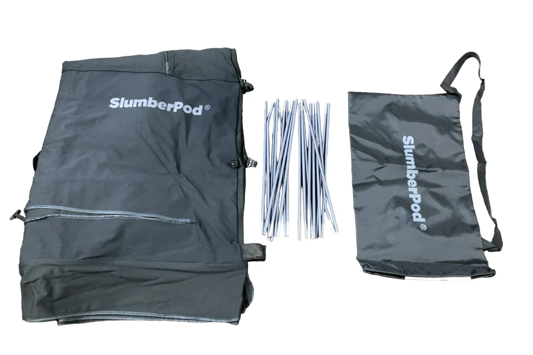 SlumberPod 3.0 Sleep Canopy, Black with Gray Accents - Image 2