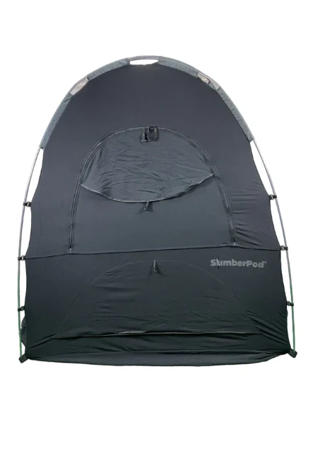 SlumberPod 3.0 Sleep Canopy, Black with Gray Accents - Image 2