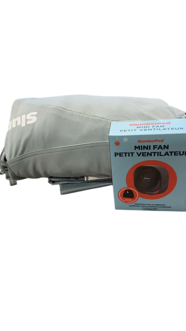 SlumberPod 3.0 Sleep Canopy with Fan, Slate Blue - Image 2