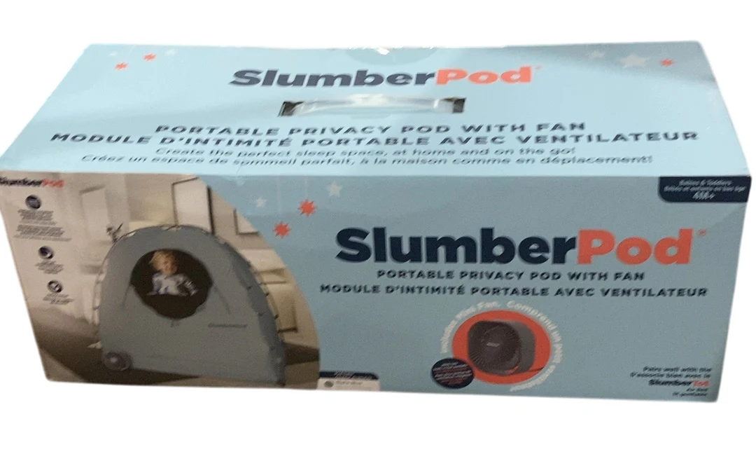 SlumberPod 3.0 Sleep Canopy with Fan, Slate Blue - Image 6