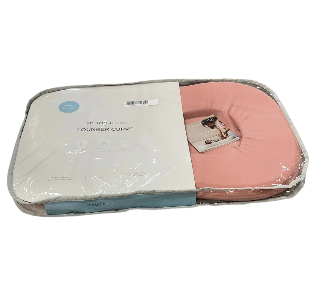 Snuggle Me Organic Lounger Curve, Gum Drop - Image 3