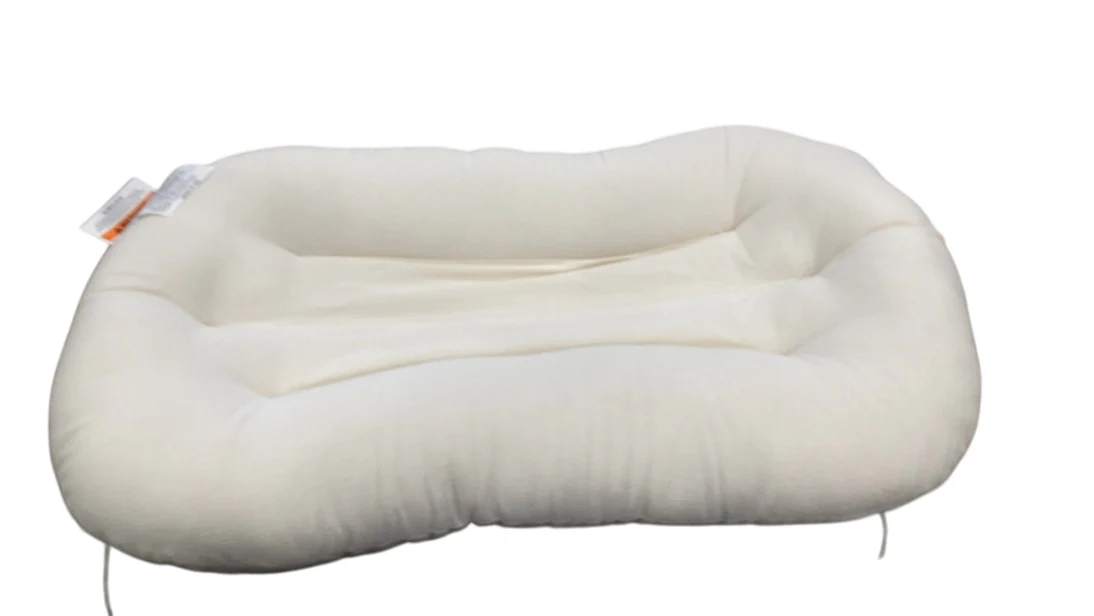 Snuggle Me Organic Sensory Infant Lounger with Cover, Natural, Birch - Image 3