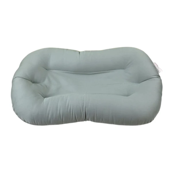 Snuggle Me Organic Sensory Infant Lounger with Cover, Slate, Natural - Image 3