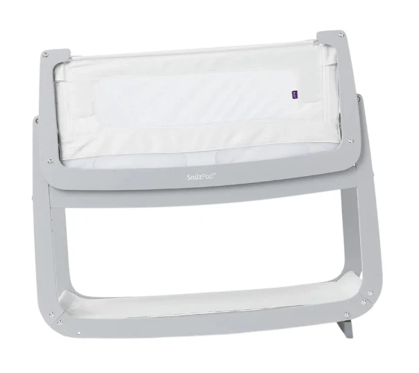 Snuz SnuzPod4 Bedside Bassinet, Dove Gray - Image 2