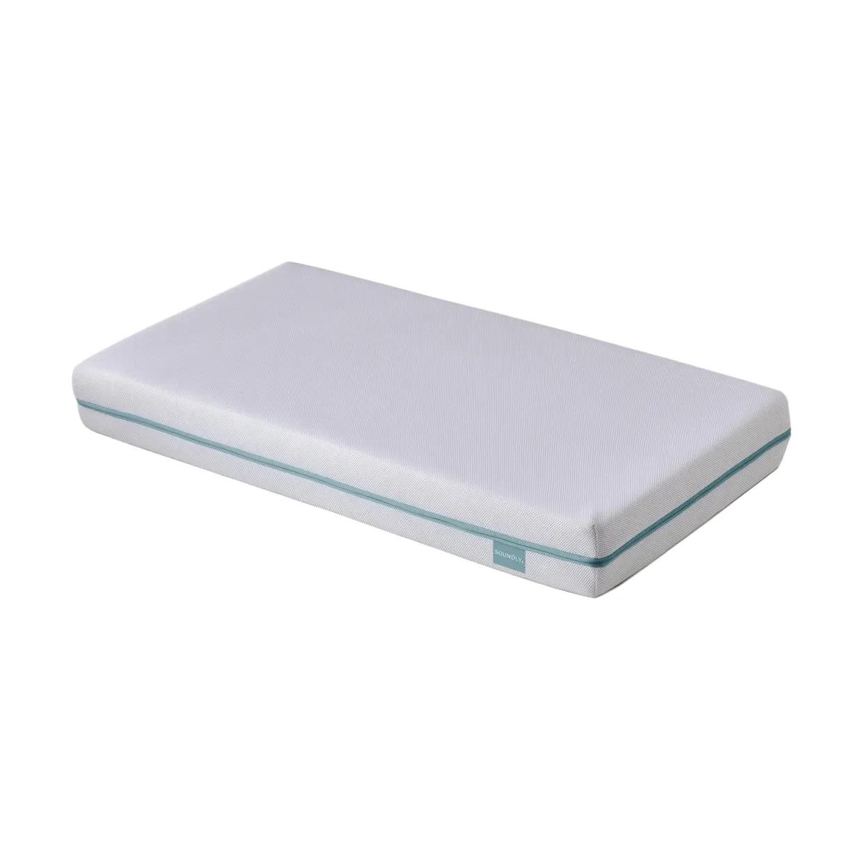 Soundly Waterproof Breathable Crib Mattress with Pad, White - Image 2
