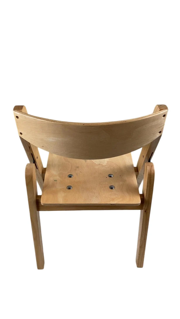 Stakmore Folding Wooden Kids Chair, Wood - Image 3