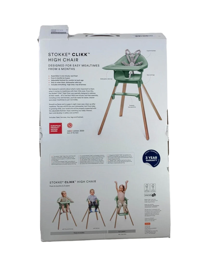 Stokke Clikk High Chair, Black Natural - Image 3