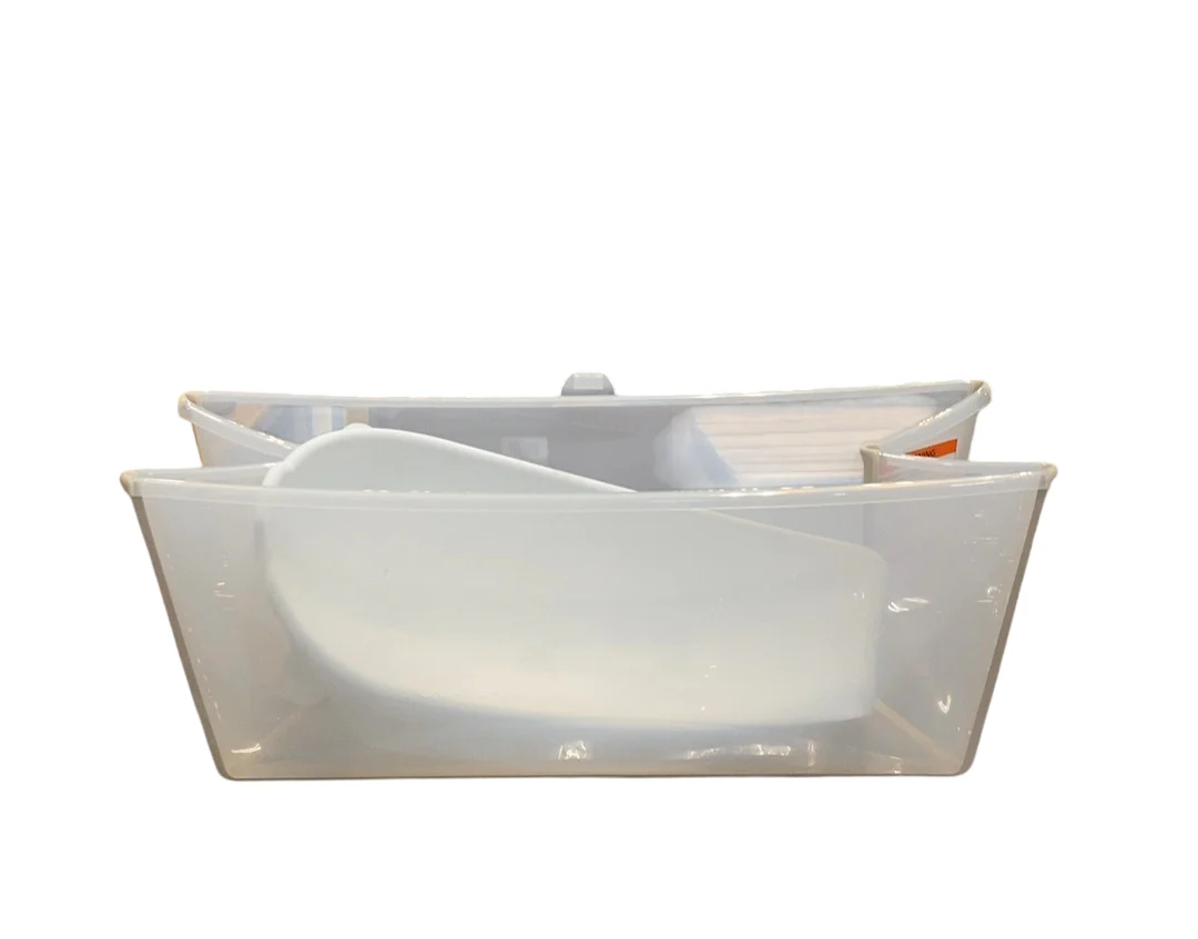 Stokke Flexi Bath Bundle Pack, Regular, Sandy Beige - Image 2