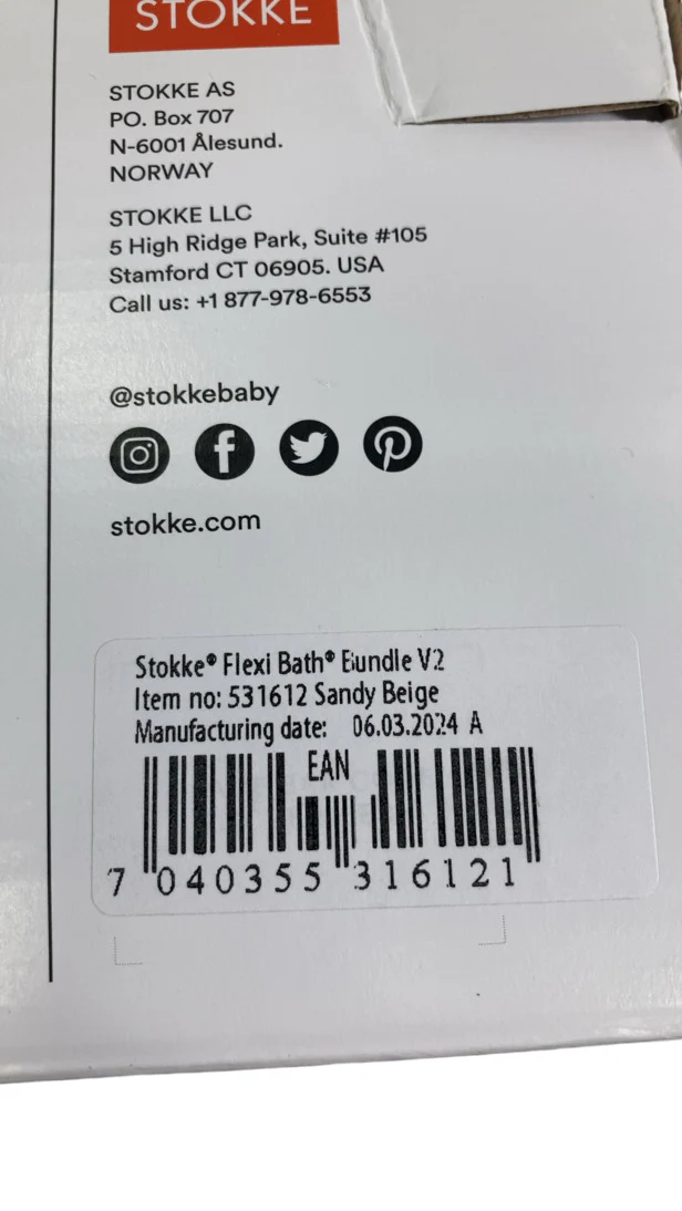 Stokke Flexi Bath Bundle Pack, Regular, Sandy Beige - Image 3