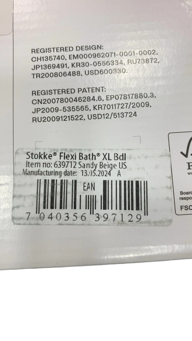 Stokke Flexi Bath Bundle Pack, XLarge, Sandy Beige - Image 3