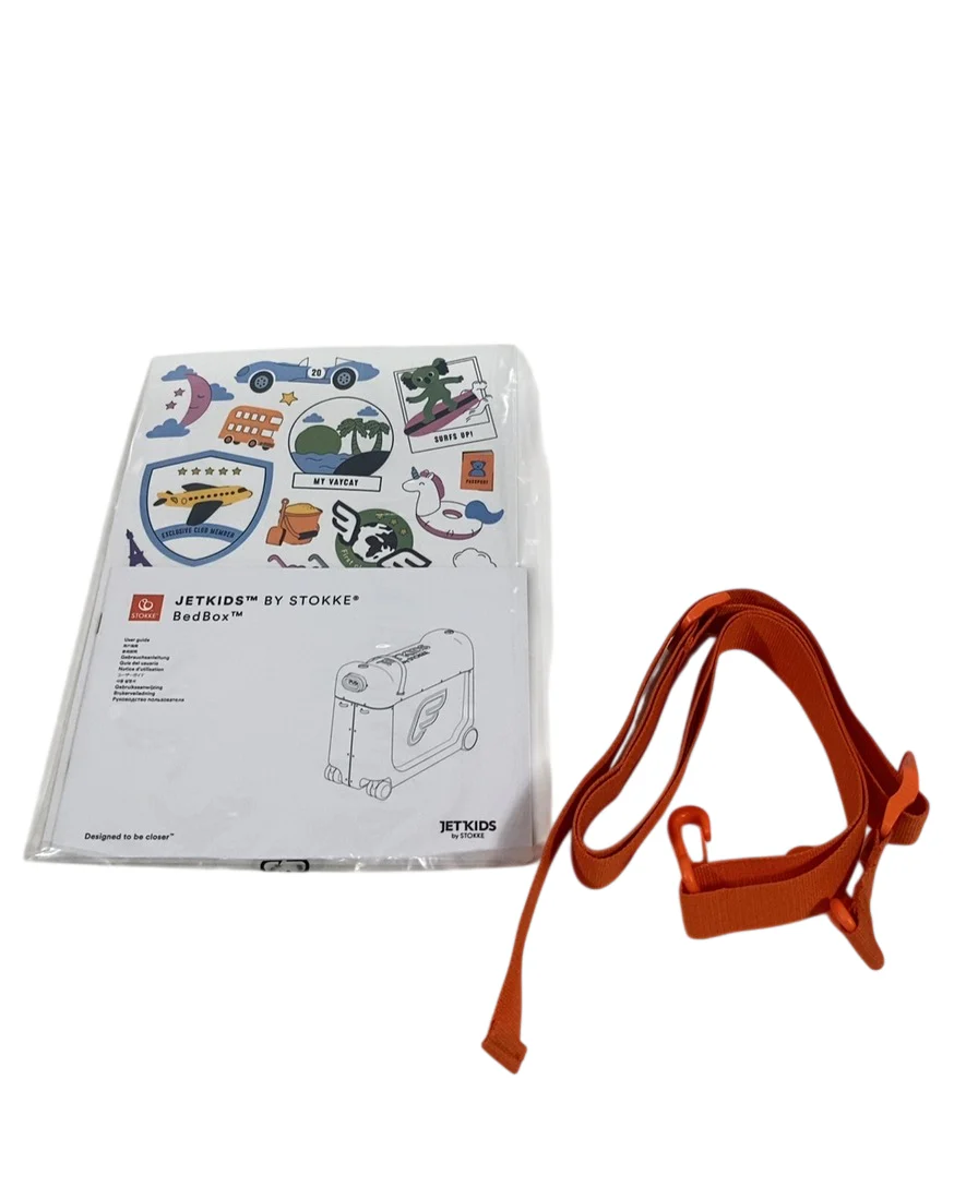 Stokke JetKids BedBox + Crew Backpack Travel Bundle, Blue Sky - Image 6