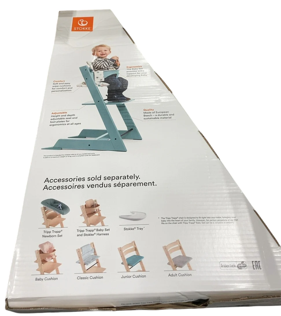 Stokke Tripp Trapp Complete High Chair, Glacier Green, 2.0, Mosaic Green - Image 6