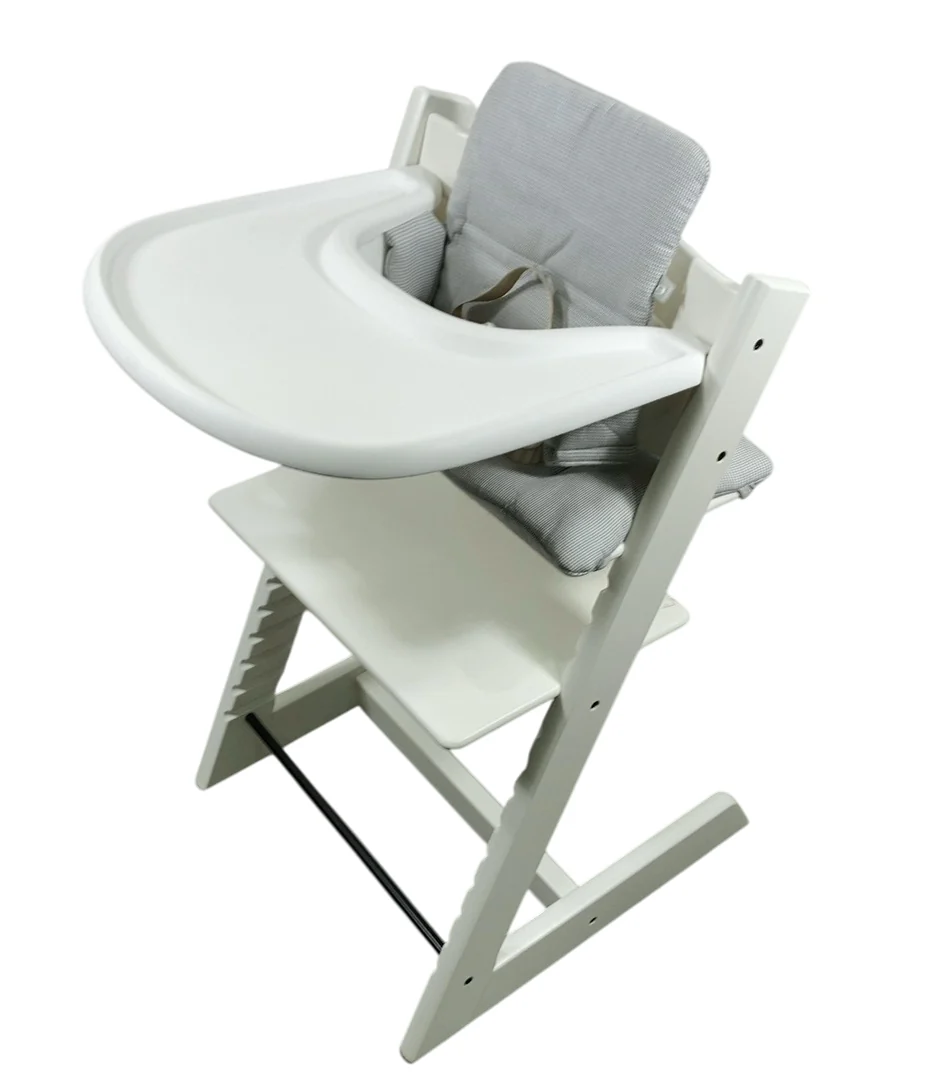 Stokke Tripp Trapp Complete High Chair, White, Nordic Grey, White 1.0