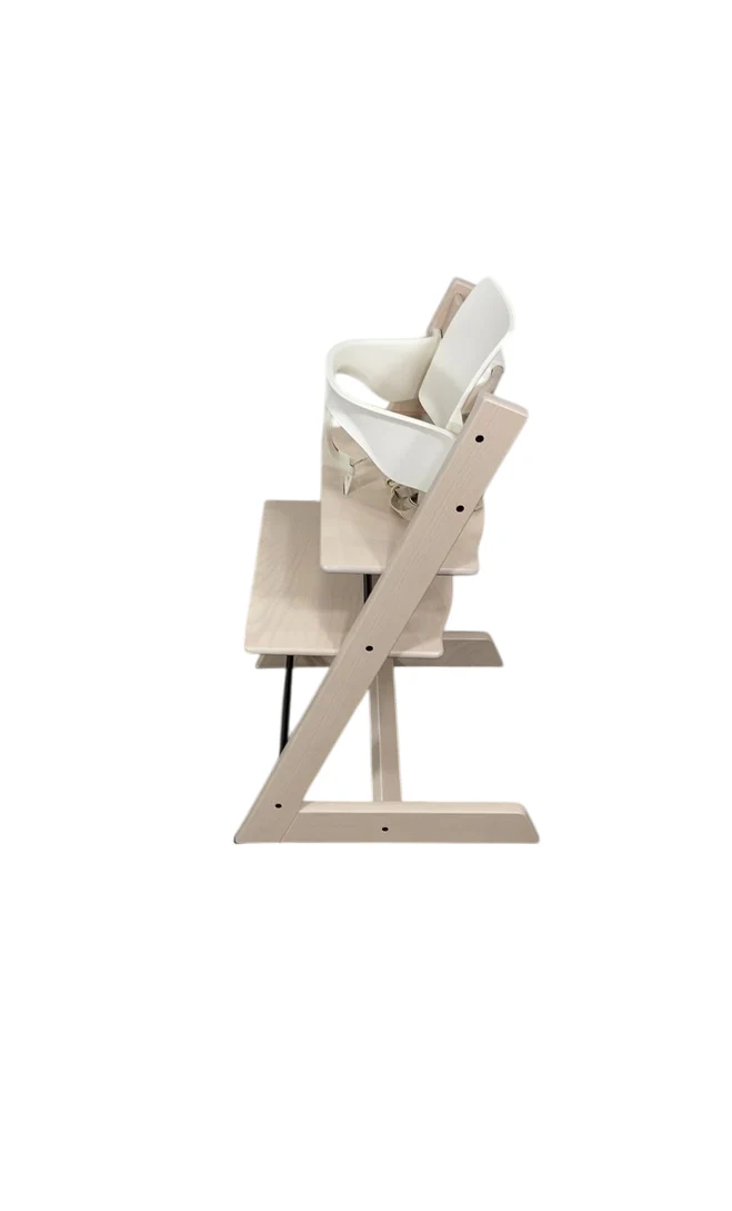 Stokke Tripp Trapp Complete High Chair, Whitewash, Nordic Grey, White 2.0 - Image 4
